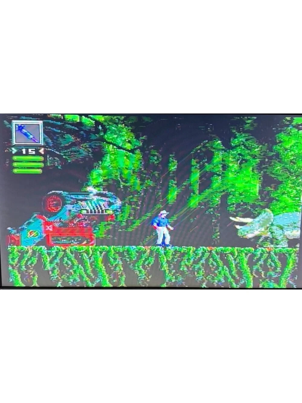 Jurassic Park Sega Genesis 1993 Authentic Complete w/ Manual CIB Tested & Works